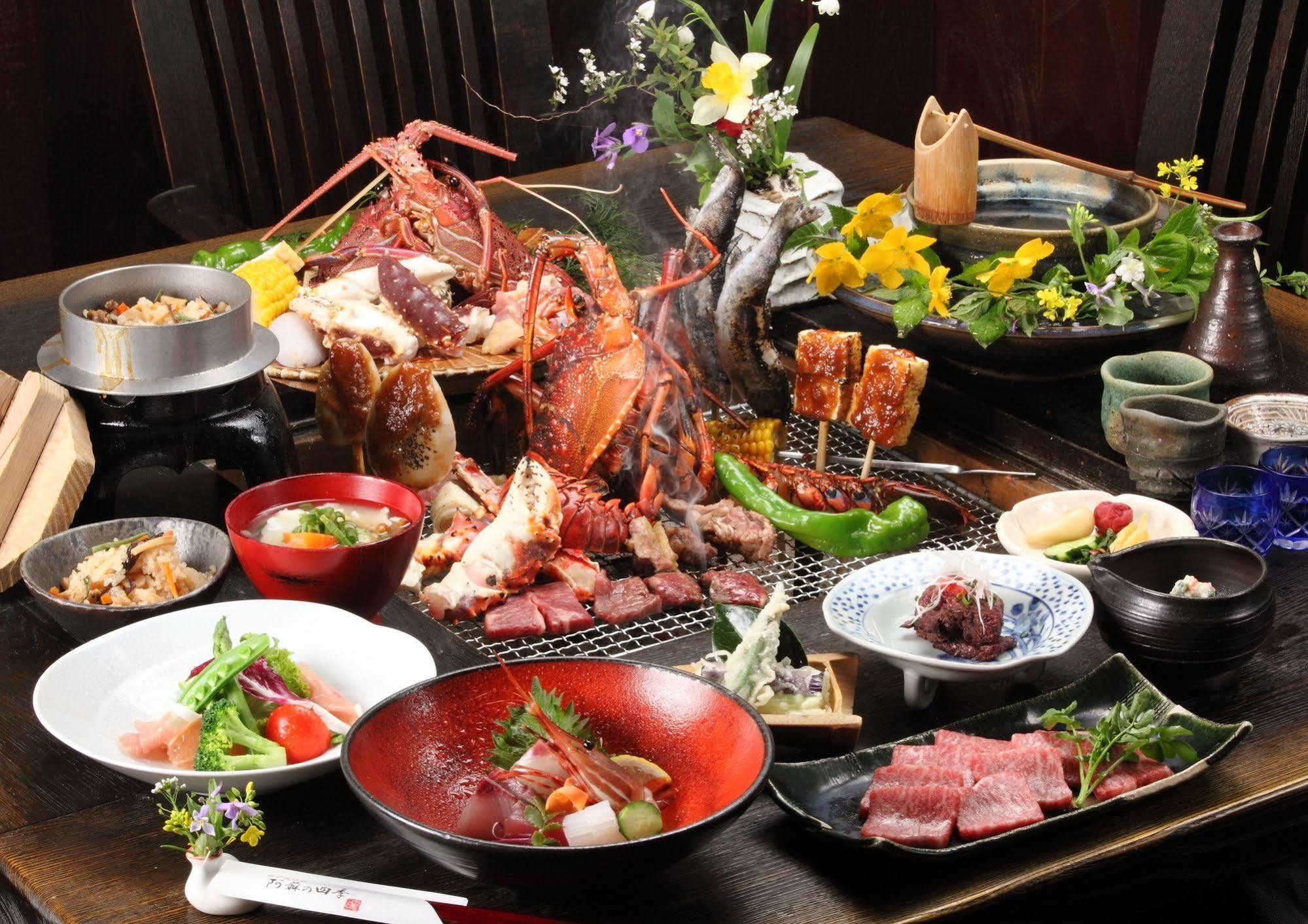 료칸 아소 노 시키 외부 사진